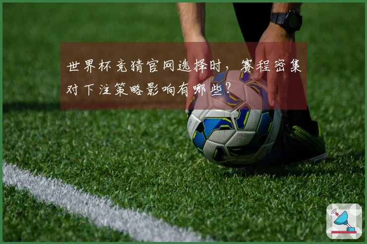 世界杯竞猜官网选择时，赛程密集对下注策略影响有哪些？