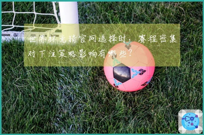 世界杯竞猜官网选择时，赛程密集对下注策略影响有哪些？